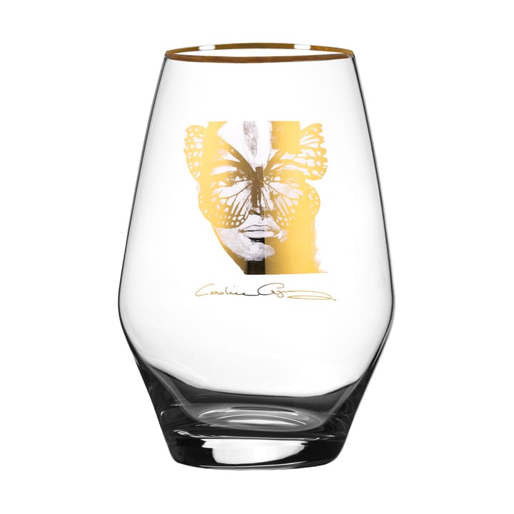 Golden Butterfly  allglas drinkglas 35 cl - Gold - Carolina Gynning