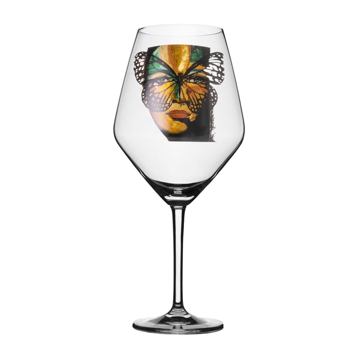 Golden Butterfly wijnglas 75 cl, Clear Carolina Gynning