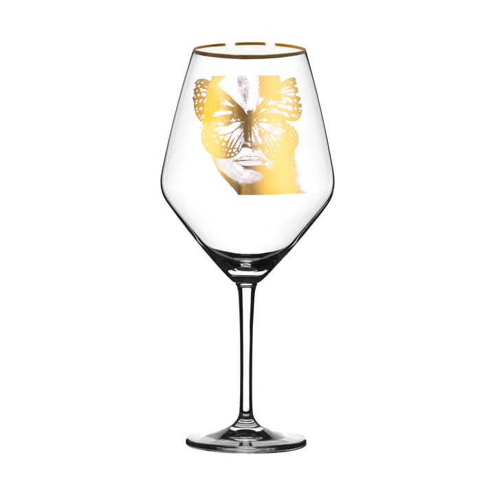 Golden Butterfly wijnglas 75 cl - Gold - Carolina Gynning