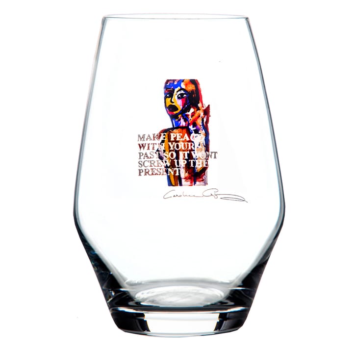 Make Peace drinkglas, 35 cl Carolina Gynning