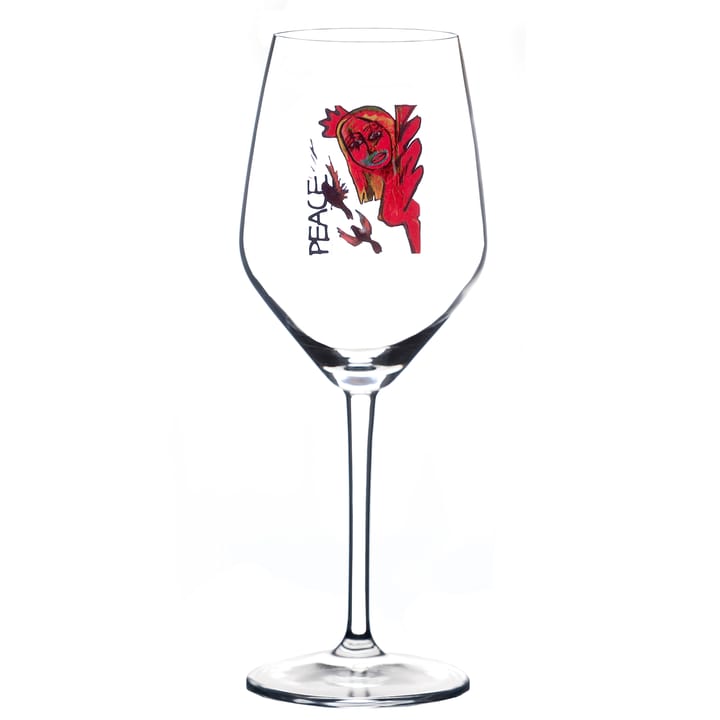 Scream Peace rosé/witte wijnglas - 40 cl - Carolina Gynning