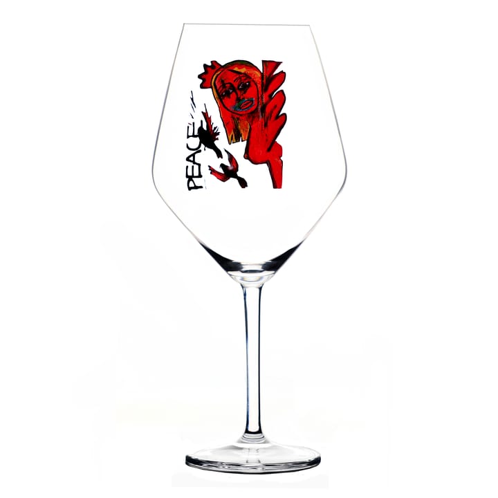 Scream Peace wijnglas, 75 cl Carolina Gynning