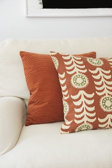 Alok kussenhoes 50x50 cm - Terracotta-cactus green - Chhatwal & Jonsson