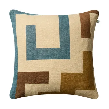 Aman kussenhoes 50x50 cm - Heaven blue-taupe-khaki - Chhatwal & Jonsson