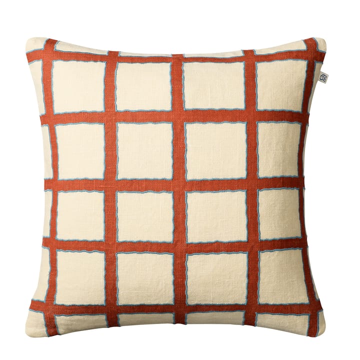 Amar kussenhoes 50x50 cm - Beige-orange-blue - Chhatwal & Jonsson