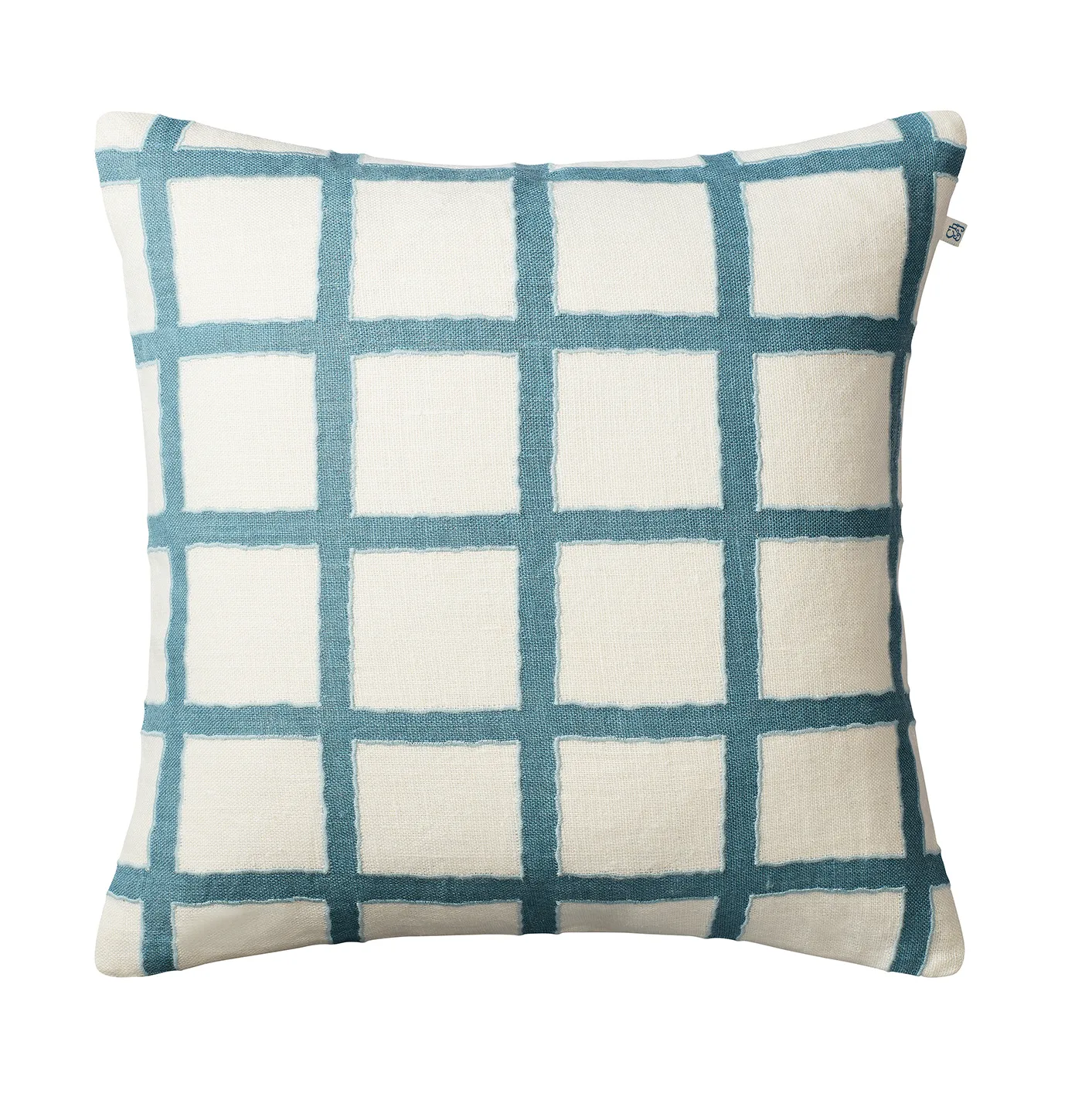 Amar kussenhoes 50x50 cm, White-blue-aqua Chhatwal & Jonsson