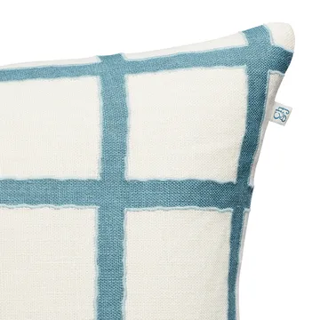 Amar kussenhoes 50x50 cm - White-blue-aqua - Chhatwal & Jonsson
