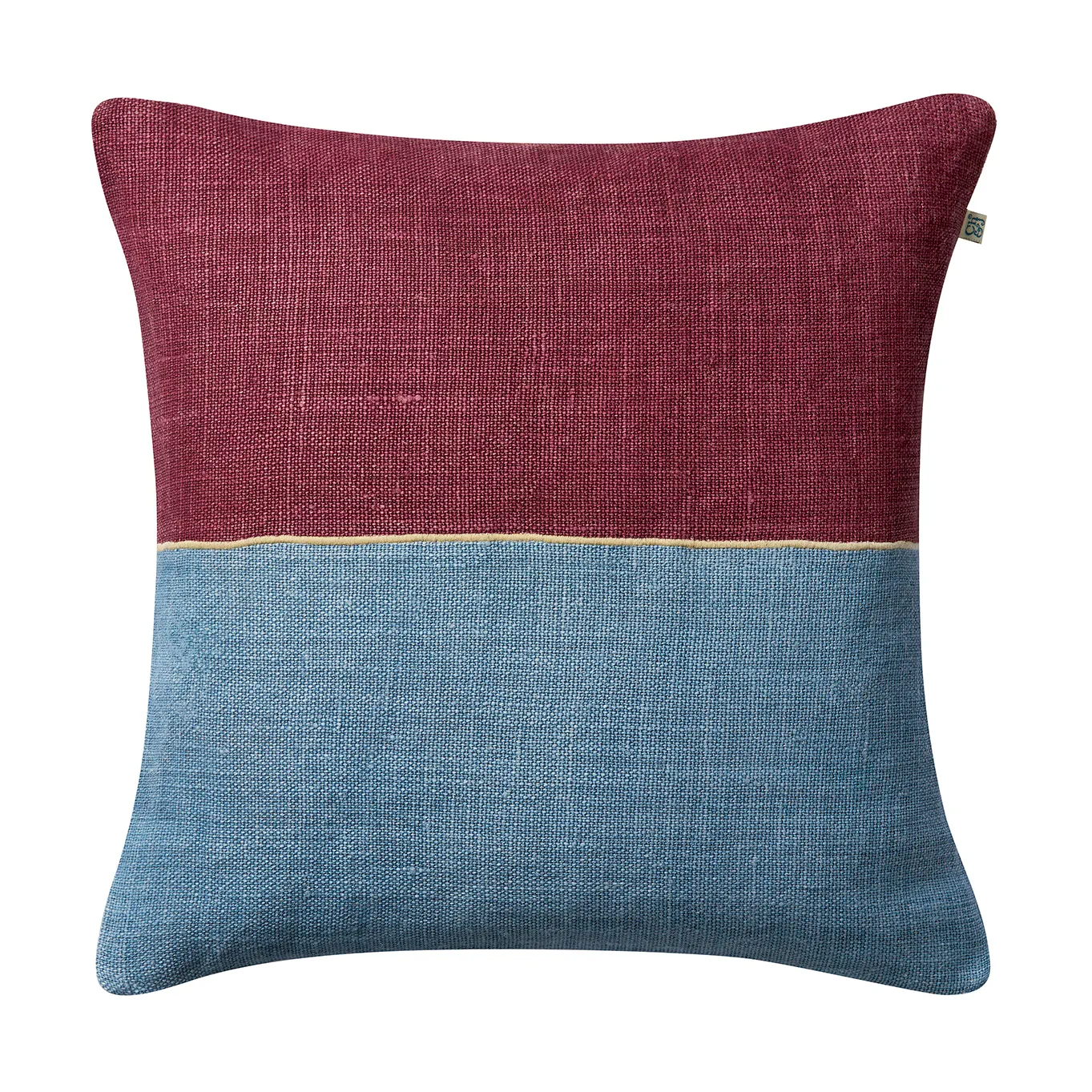 Amol kussenhoes 50x50 cm, Ruby-dusty blue Chhatwal & Jonsson