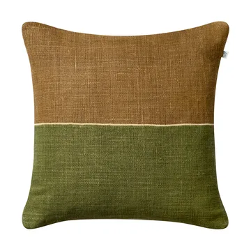 Amol kussenhoes 50x50 cm - Taupe-cactus green - Chhatwal & Jonsson