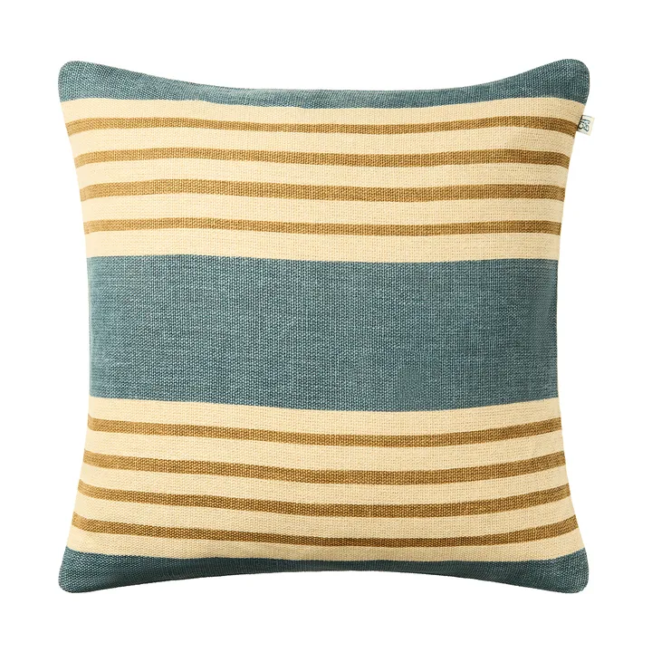 Aria kussenhoes - Heaven blue-khaki, 50x50 cm - Chhatwal & Jonsson