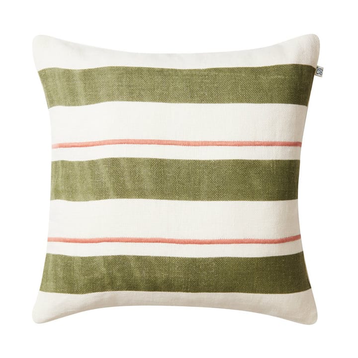 Assam kussenhoes 50x50 cm - Cactus green-rose - Chhatwal & Jonsson