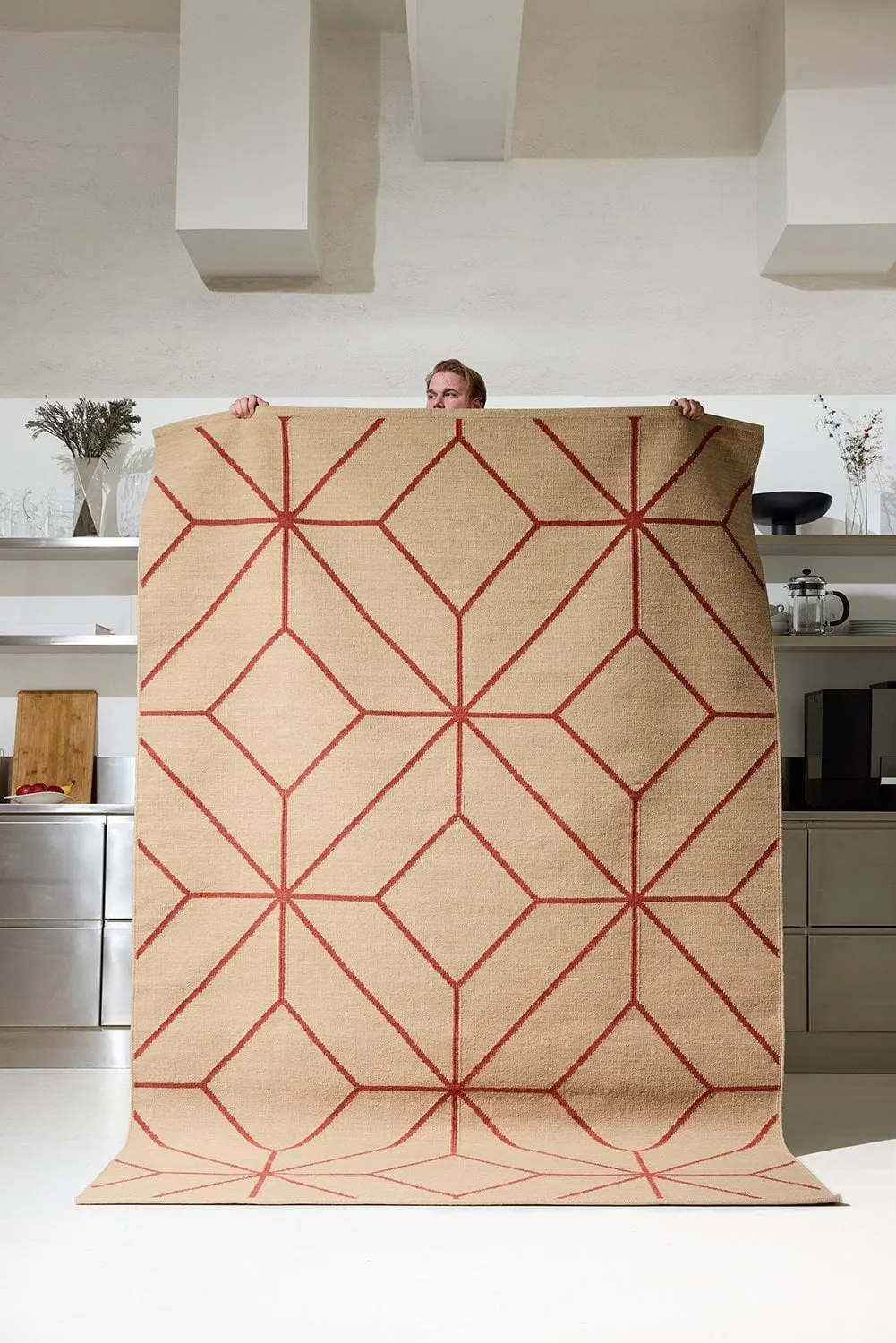 Ayur vloerkleed, Beige-rust, 270x180 cm Chhatwal & Jonsson