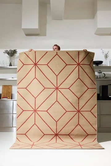Ayur vloerkleed - Beige-rust, 270x180 cm - Chhatwal & Jonsson