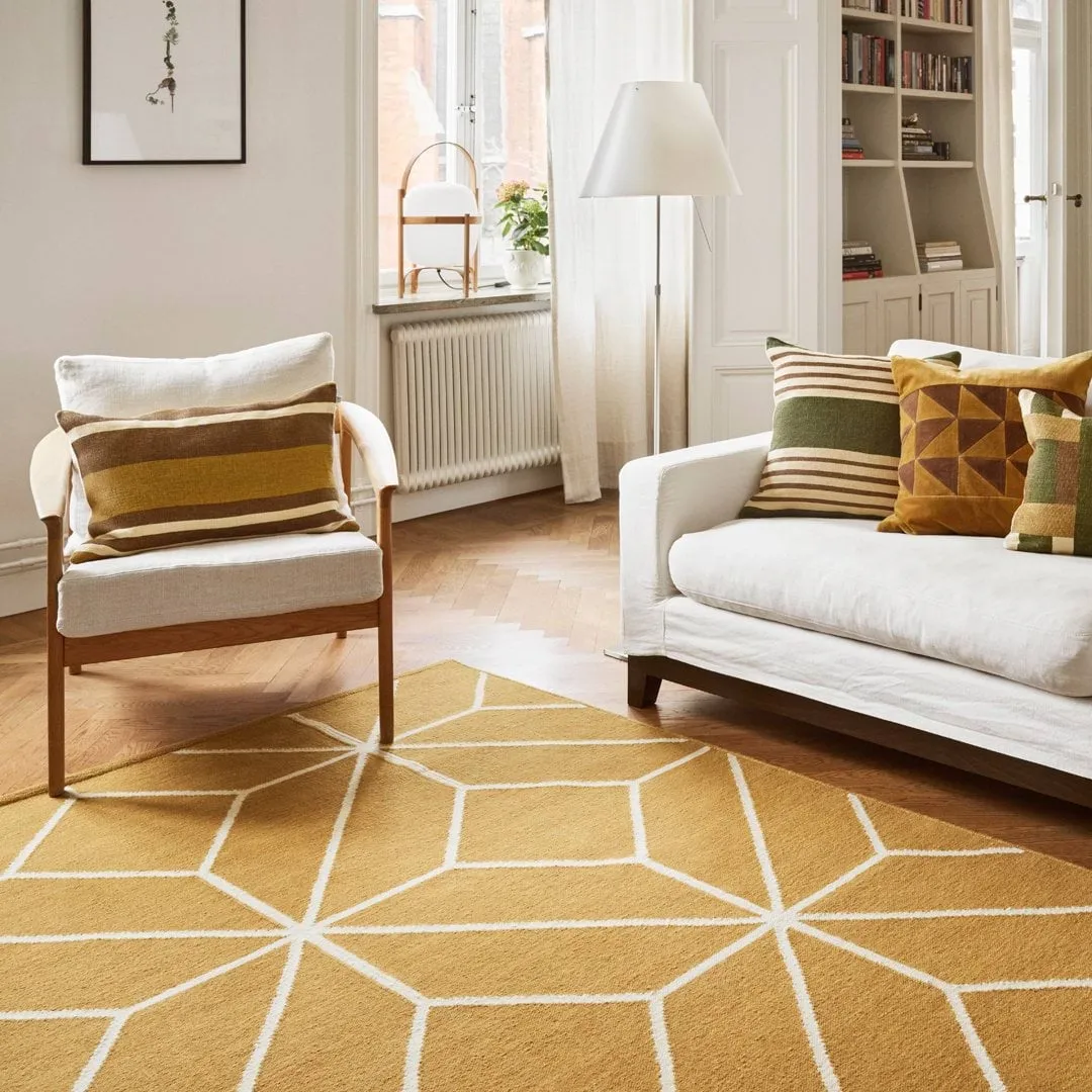 Ayur vloerkleed, Masala Yellow-Off White, 320x230 cm Chhatwal & Jonsson