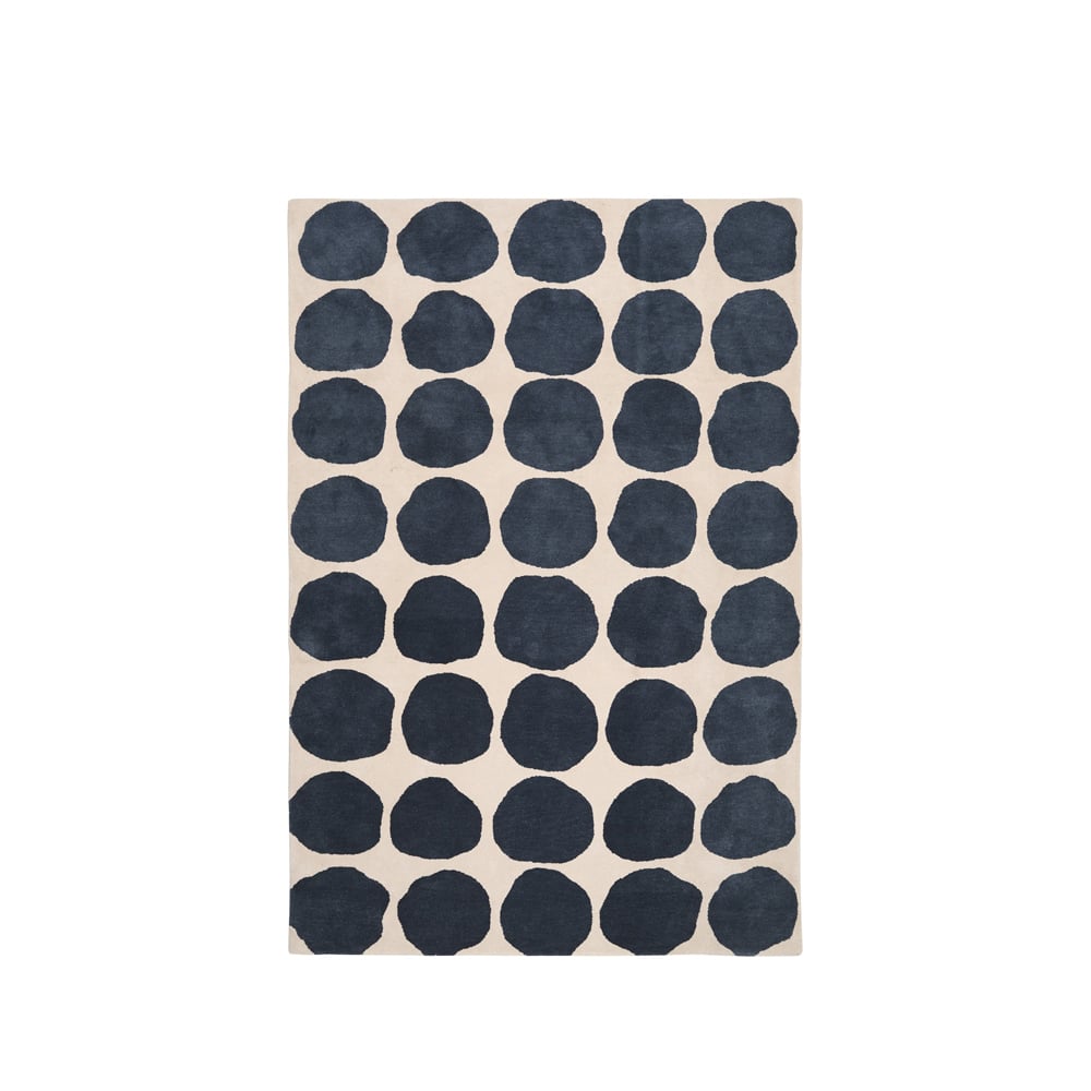 Chhatwal & Jonsson Big Dots vloerkleed light khaki/blue melange, 180x270 cm