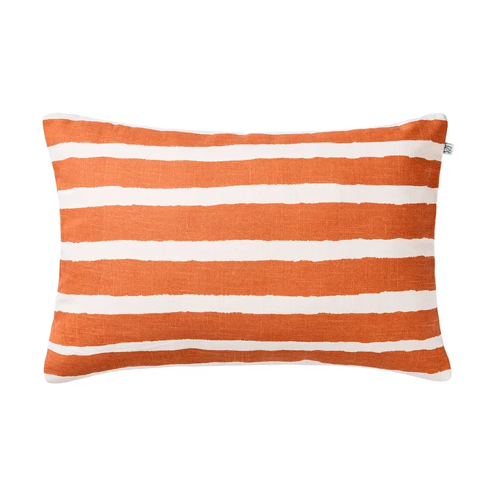 Block Stripe tuinkussen 40x60 cm - Apricot orange-off white - Chhatwal & Jonsson