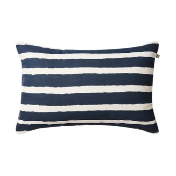 Block Stripe tuinkussen 40x60 cm - Blue-off white - Chhatwal & Jonsson