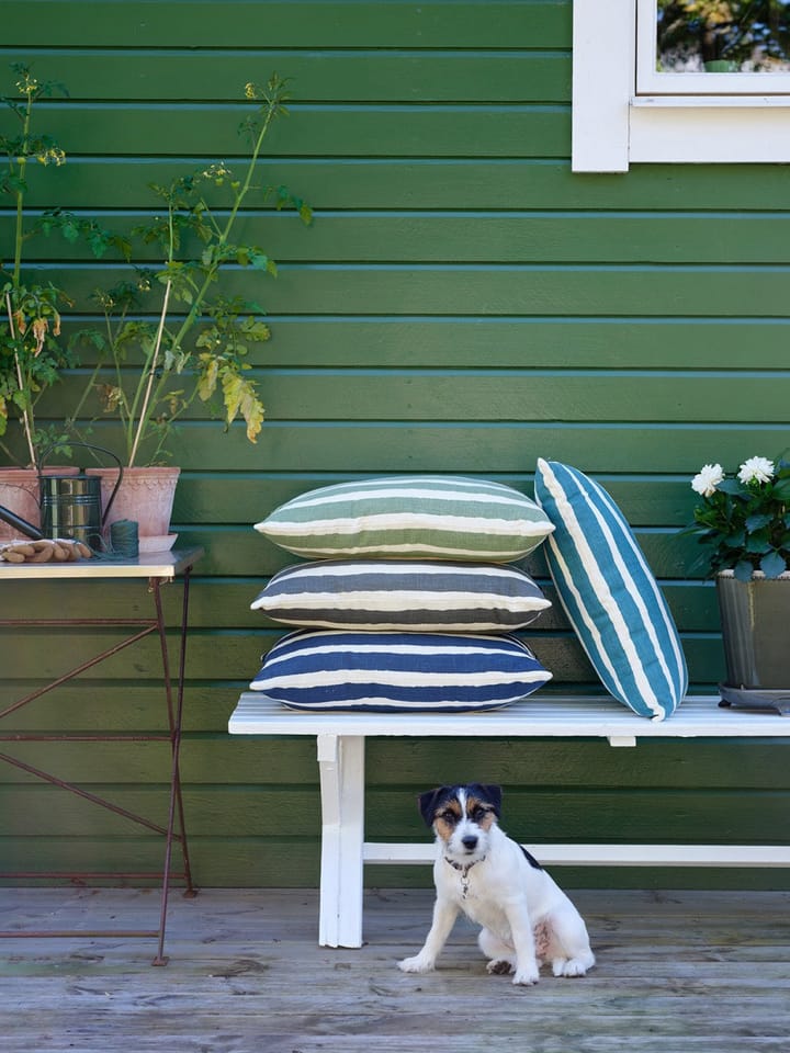 Block Stripe tuinkussen 40x60 cm, Grey-off white Chhatwal & Jonsson