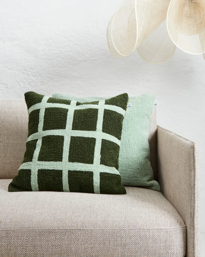 Check kussensloop 50x50 cm, Cactus green-aqua Chhatwal & Jonsson