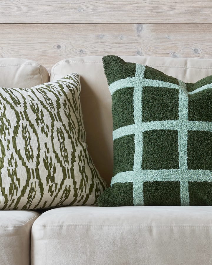 Check kussensloop 50x50 cm, Cactus green-aqua Chhatwal & Jonsson