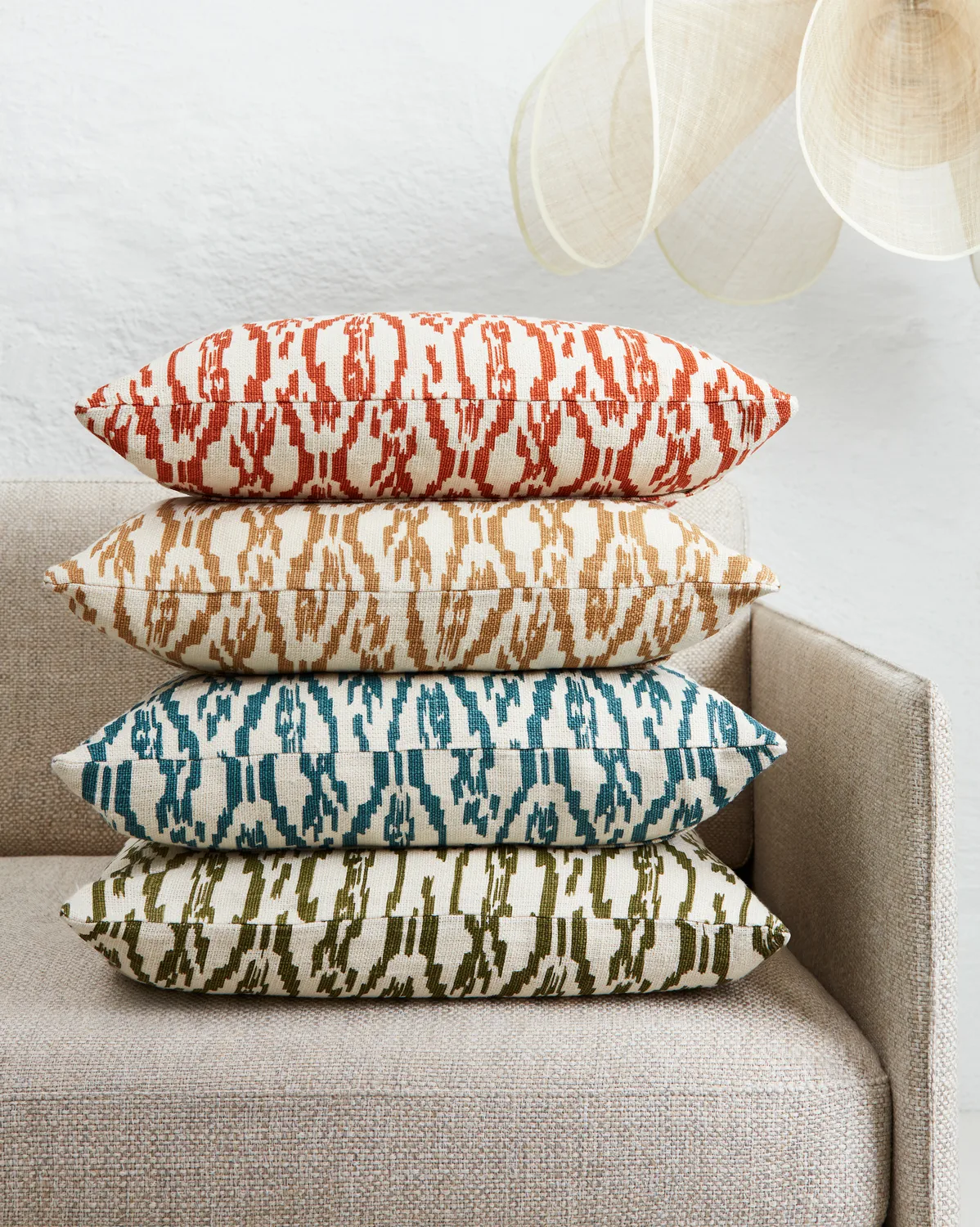 Deccan kussenhoes 50x50 cm, Apricot orange Chhatwal & Jonsson