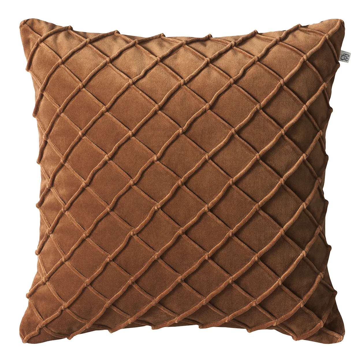 Deva kussenhoes 50x50 cm, Cognac Chhatwal & Jonsson