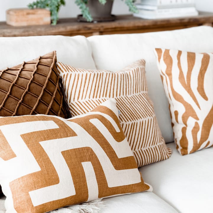 Deva kussenhoes 50x50 cm, Cognac Chhatwal & Jonsson