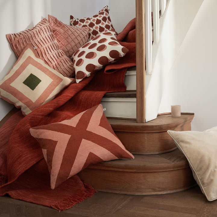 Deva kussenhoes 50x50 cm, Rozenrood Chhatwal & Jonsson