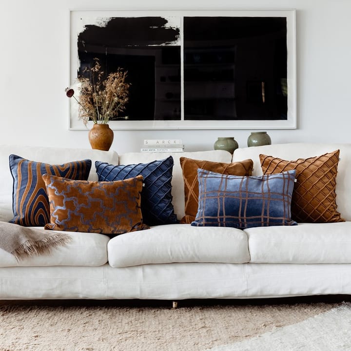 Deva kussenhoes 50x50 cm, Sea blue Chhatwal & Jonsson