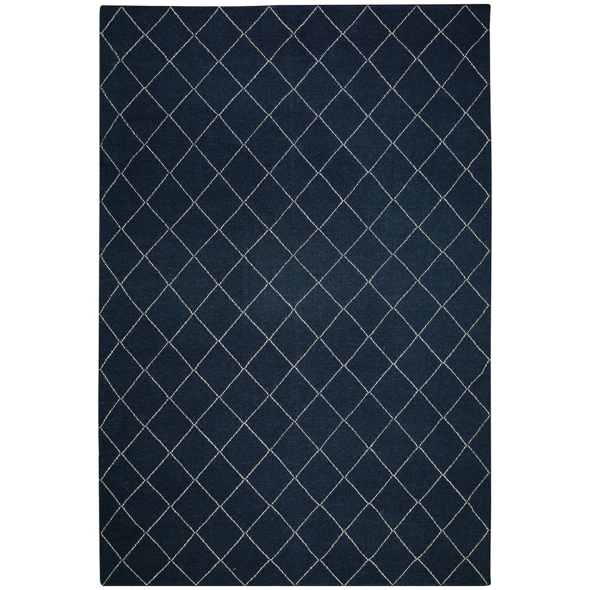 Chhatwal & Jonsson Diamond vloerkleed 230x336 cm Gemêleerd blauw-gebroken wit