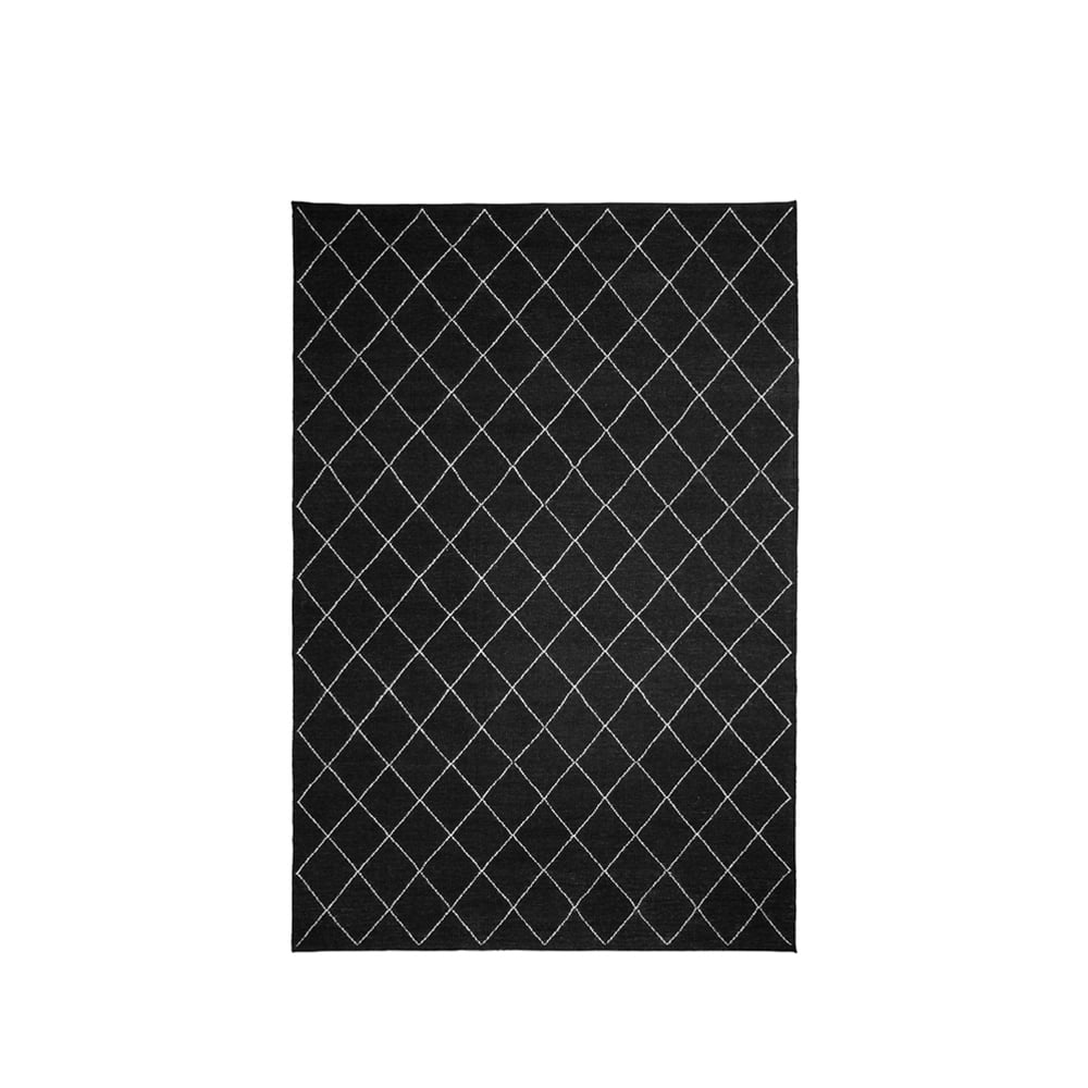 Chhatwal & Jonsson Diamond Vloerkleed Dark grey/off white-184x280 cm