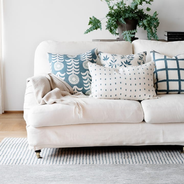 Drop kussenhoes 40x60 cm - White-blue-aqua - Chhatwal & Jonsson