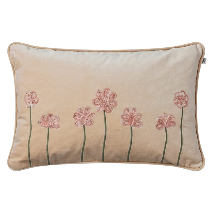 Embroidered Saha kussensloop 40x60 cm - Beige-rose - Chhatwal & Jonsson