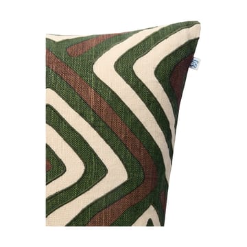 Gujarat kussenhoes 50x50 cm - Taupe-Cactus Green
 - Chhatwal & Jonsson