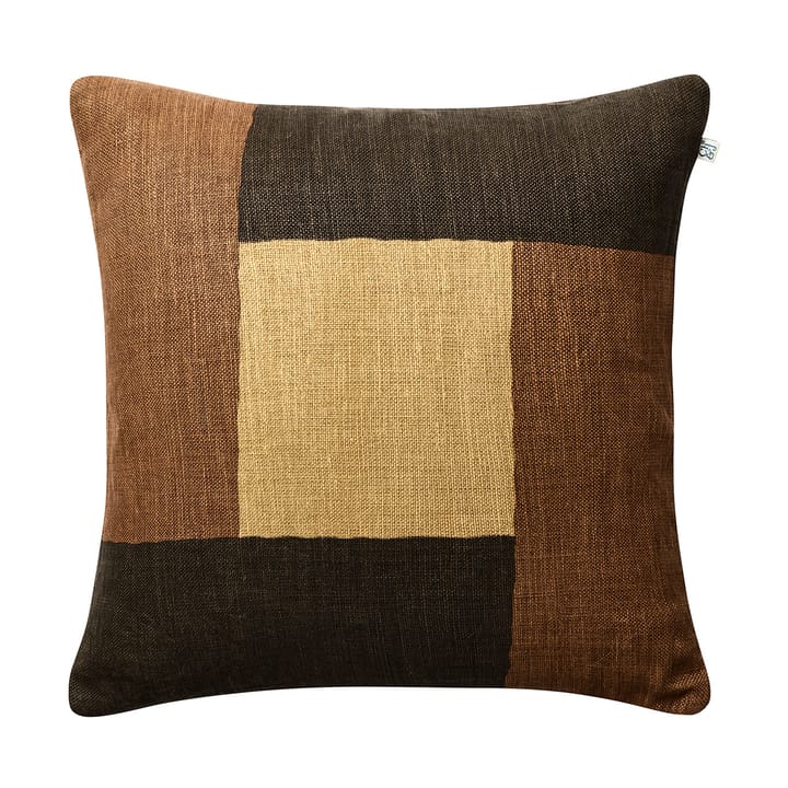 Halo kussenhoes 50x50 cm - Dark Brown-Taupe-Khaki - Chhatwal & Jonsson