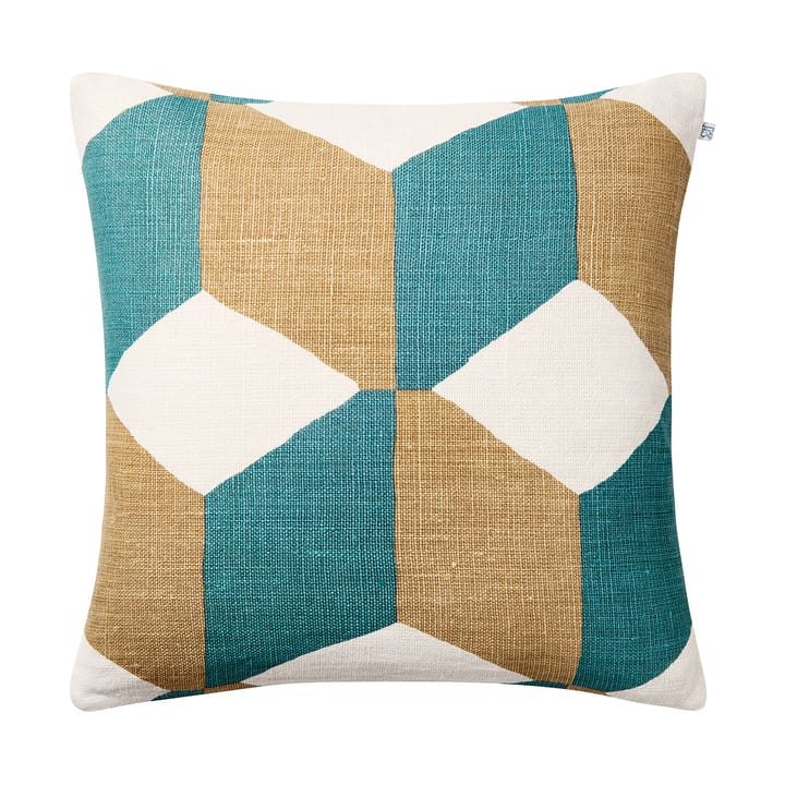 Hawa kussenhoes 50x50 cm - Heaven Blue/Khaki - Chhatwal & Jonsson