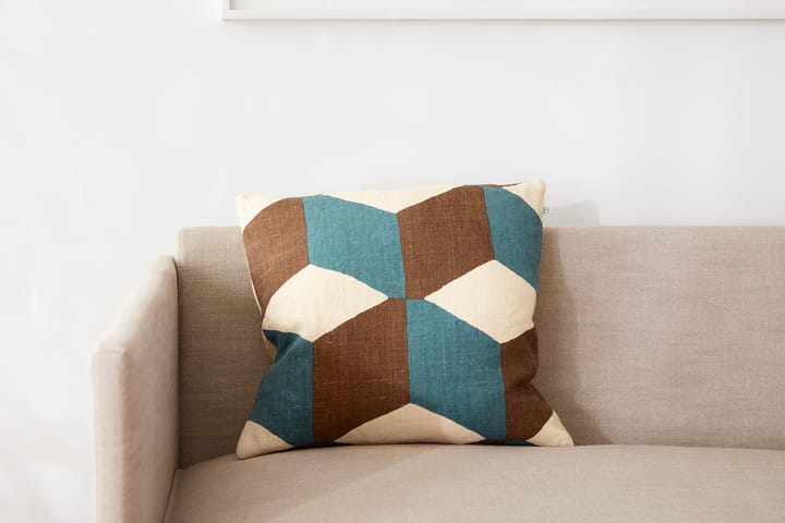 Hawa kussenhoes 50x50 cm, Light beige-heaven blue-taupe Chhatwal & Jonsson