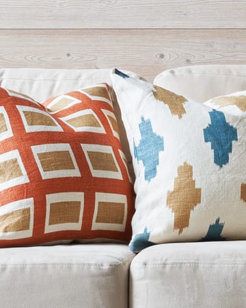 Hira kussenhoes 50x50 cm - Apricot Orange/Khaki - Chhatwal & Jonsson
