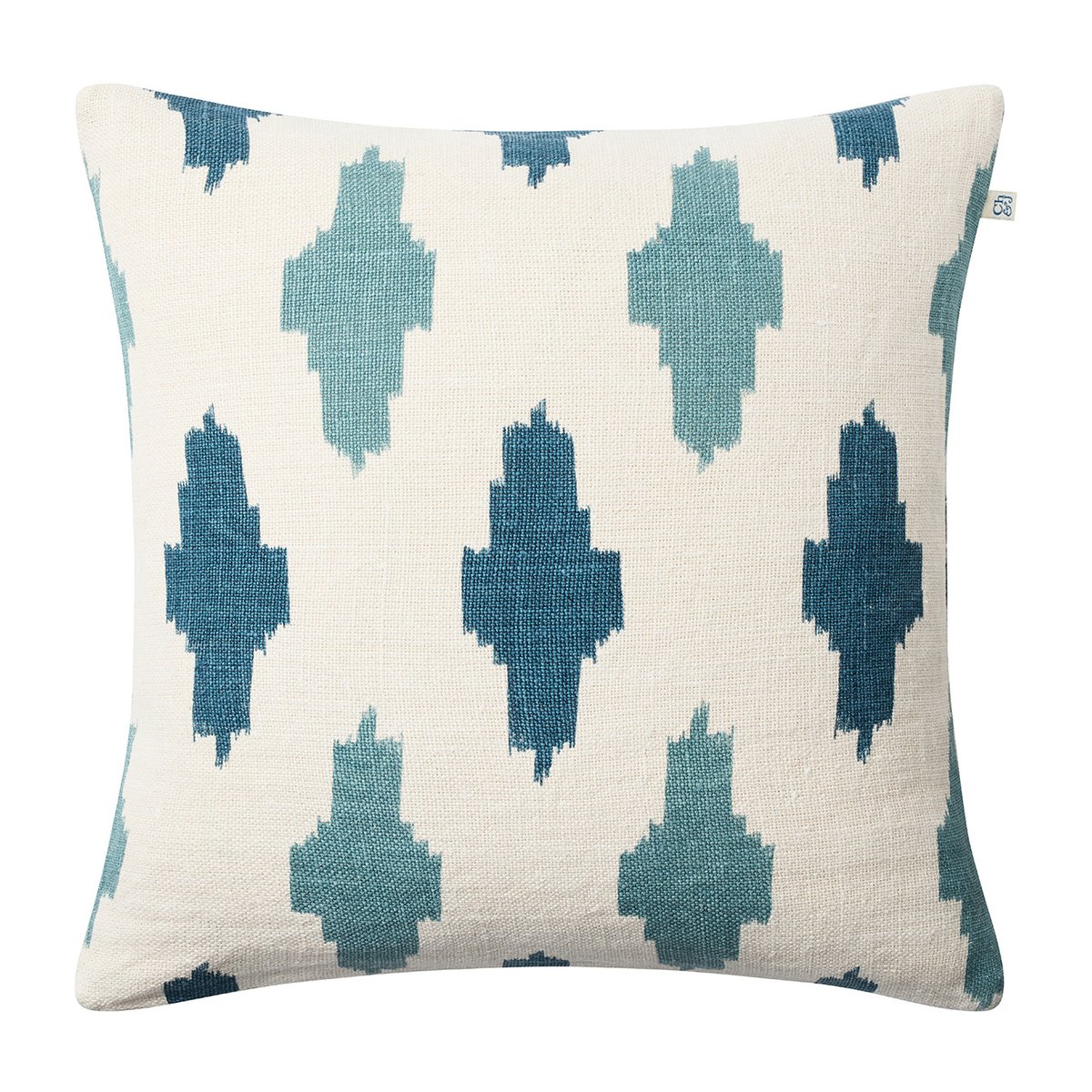 Chhatwal & Jonsson Ikat Agra kussenhoes 50x50 cm Heaven blue-palace blue