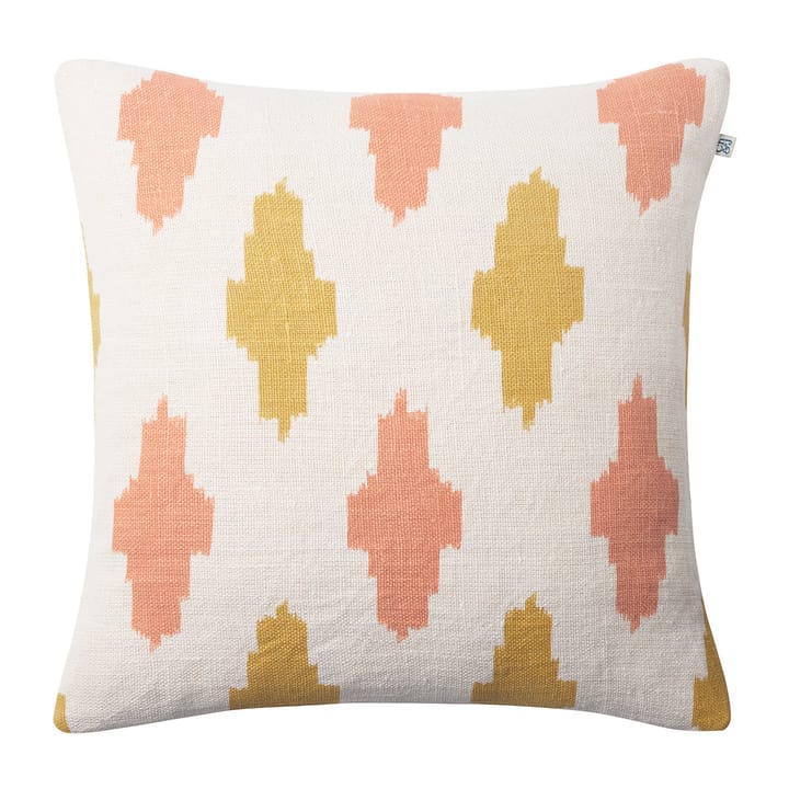 Ikat Agra kussenhoes 50x50 cm - Rose-spicy yellow - Chhatwal & Jonsson