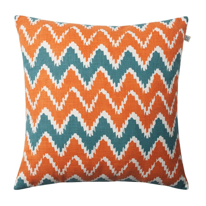 Ikat Bangalore kussen buitenshuis 50x50 cm - Apricot orange-heaven blue - Chhatwal & Jonsson