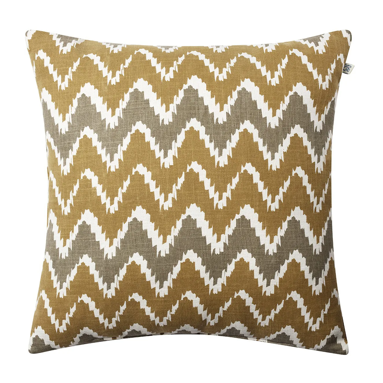 Ikat Bangalore kussen buitenshuis 50x50 cm, Beige-shitake Chhatwal & Jonsson
