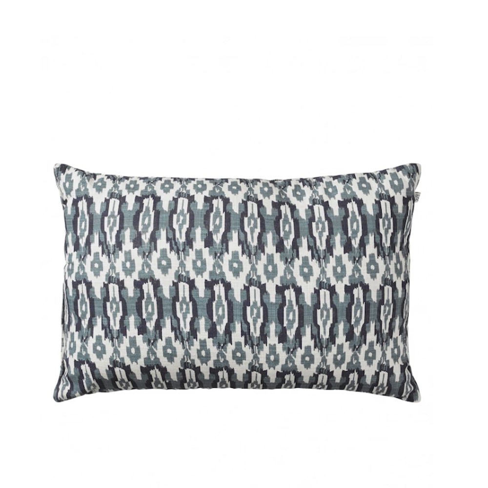 Chhatwal & Jonsson Ikat Delhi Outdoor kussen 40x60 cm Blue/Heaven blue