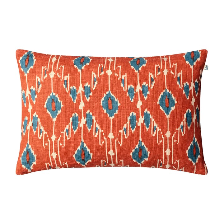 Ikat Goa kussenhoes 60x40 cm - Apricot orange-heaven blue - Chhatwal & Jonsson