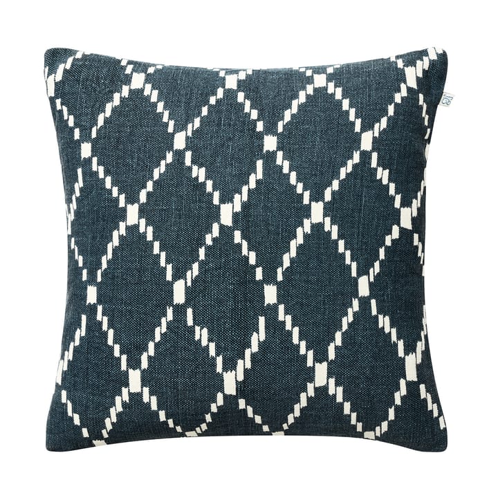 Ikat Kerela kussenhoes, 50x50 cm - Blauw-wit - Chhatwal & Jonsson