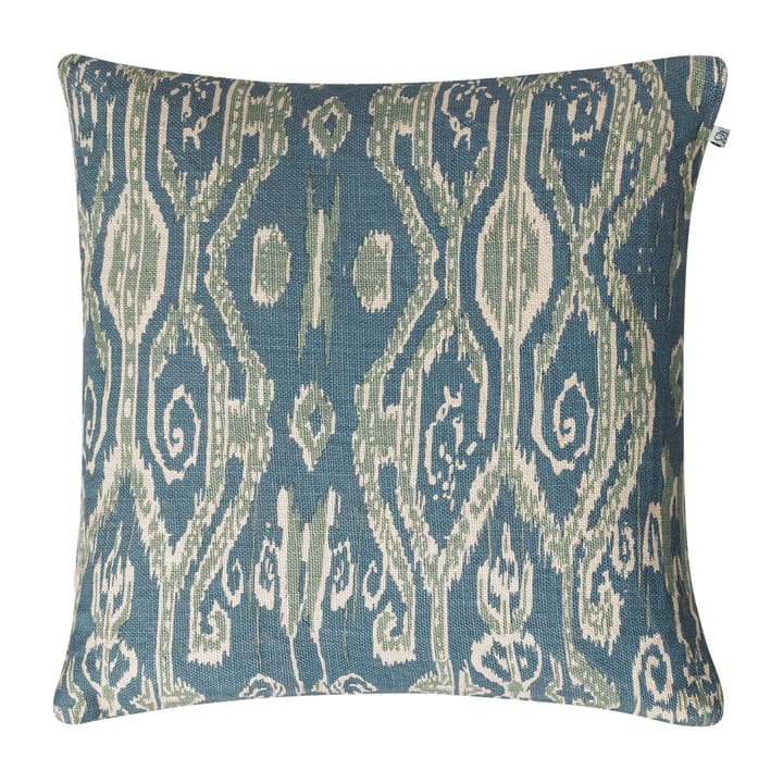 Ikat Madras kussensloop 50x50 cm - Heaven blue-aqua - Chhatwal & Jonsson