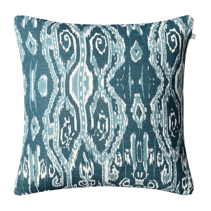 Ikat Madras kussensloop 50x50 cm - Palace blue-heaven blue - Chhatwal & Jonsson