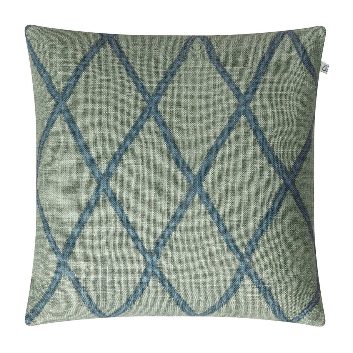 Chhatwal & Jonsson Ikat Orissa kussenhoes, 50x50 cm Aqua-heaven blue