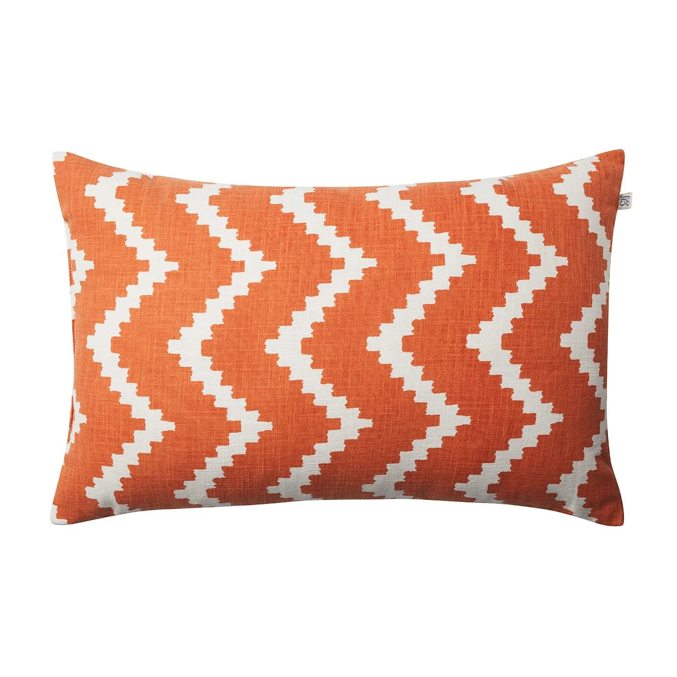 Ikat Sema kussen, Apricot orange-off white Chhatwal & Jonsson