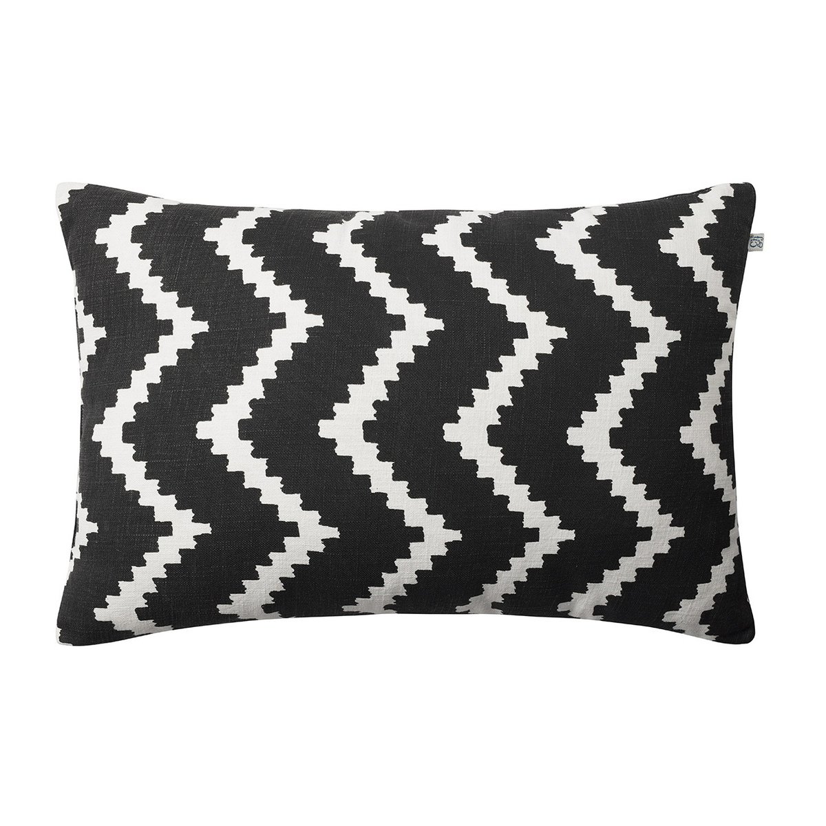 Chhatwal & Jonsson Ikat Sema kussen Black-off white